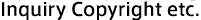 Inquiry Copyright etc.